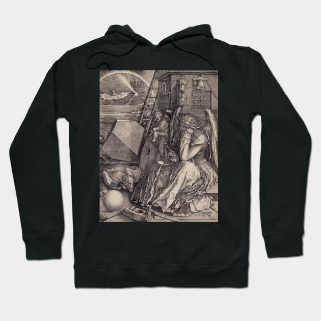 Melancolia I by Albrecht Durer Hoodie by Classic Art Stall